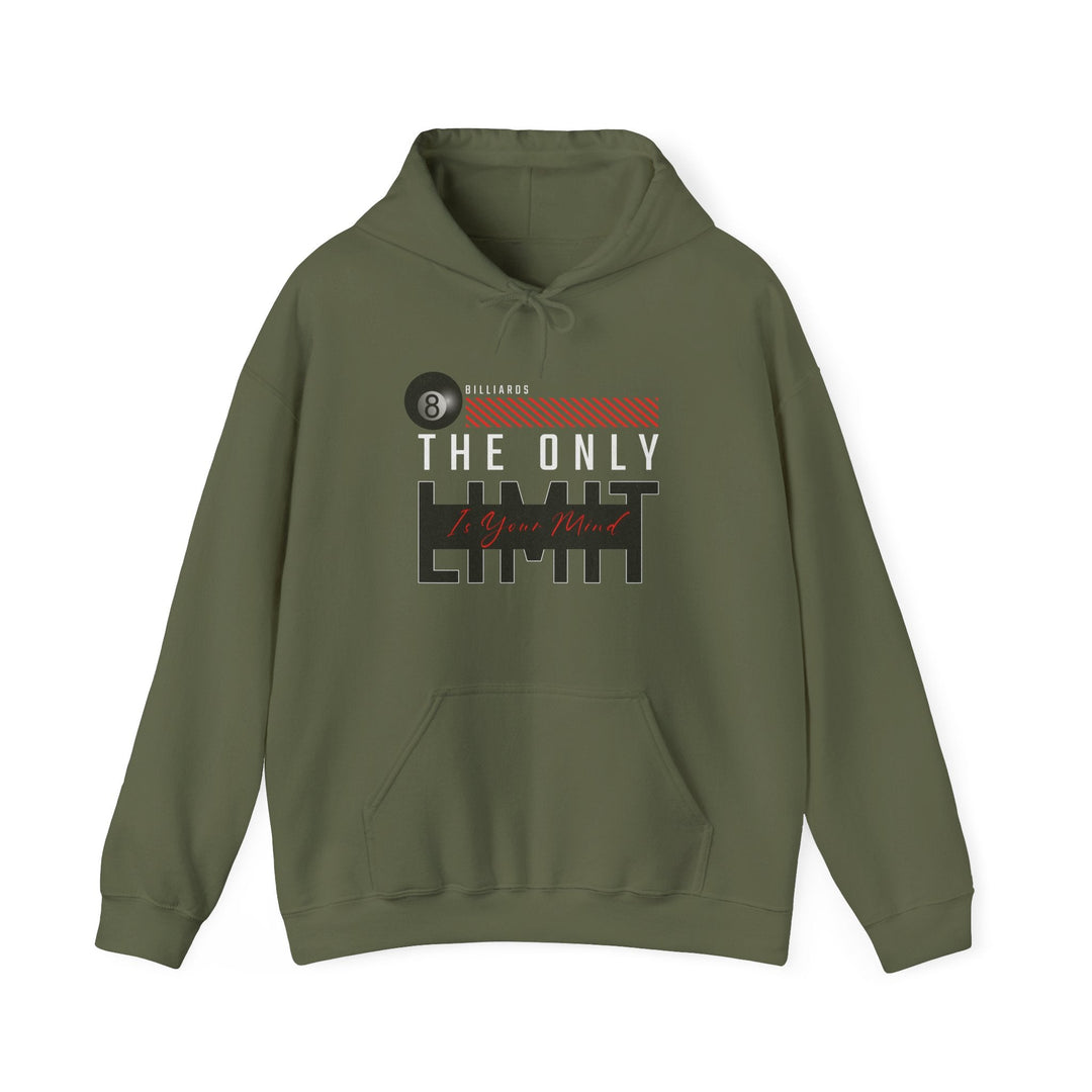 The Only Limit Is Your Mind - Unisex Pullover Hoodie - BFLY BILLIARDS