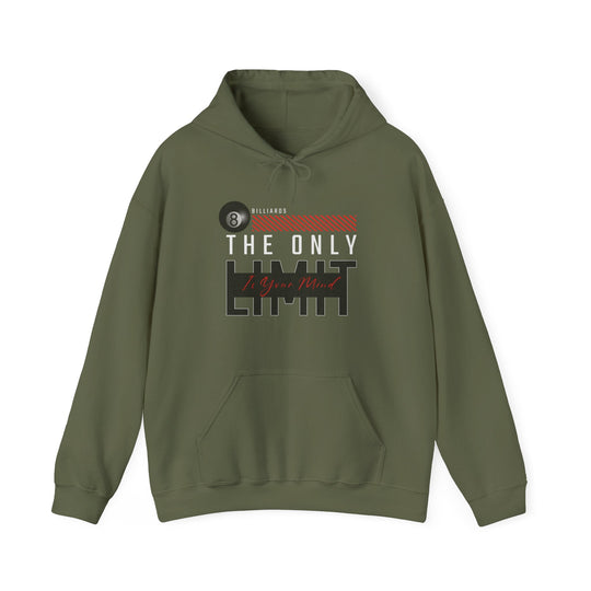 The Only Limit Is Your Mind - Unisex Pullover Hoodie - BFLY BILLIARDS