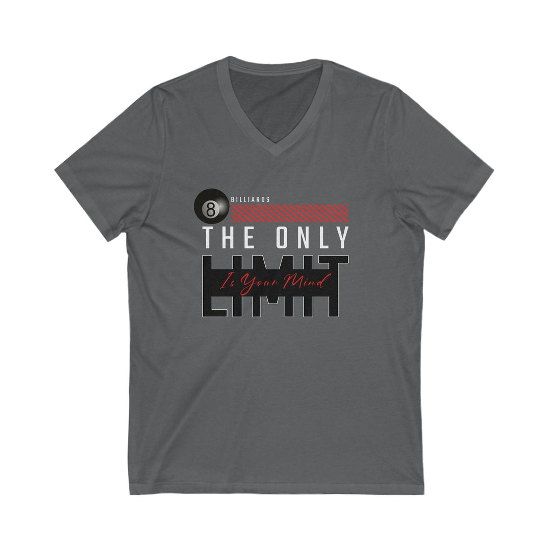 The Only Limit Is Your Mind - Unisex V - Neck Tee - BFLY BILLIARDS