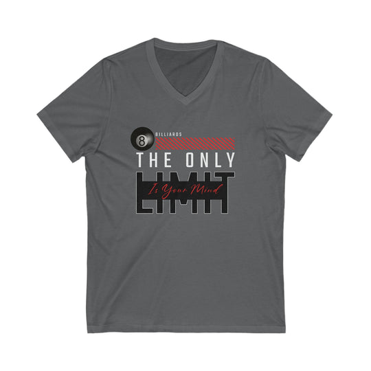 The Only Limit Is Your Mind - Unisex V - Neck Tee - BFLY BILLIARDS