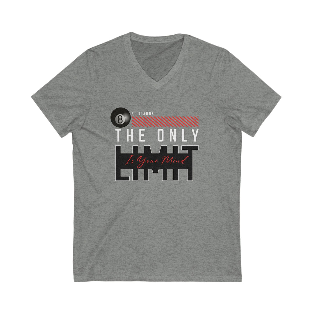 The Only Limit Is Your Mind - Unisex V - Neck Tee - BFLY BILLIARDS