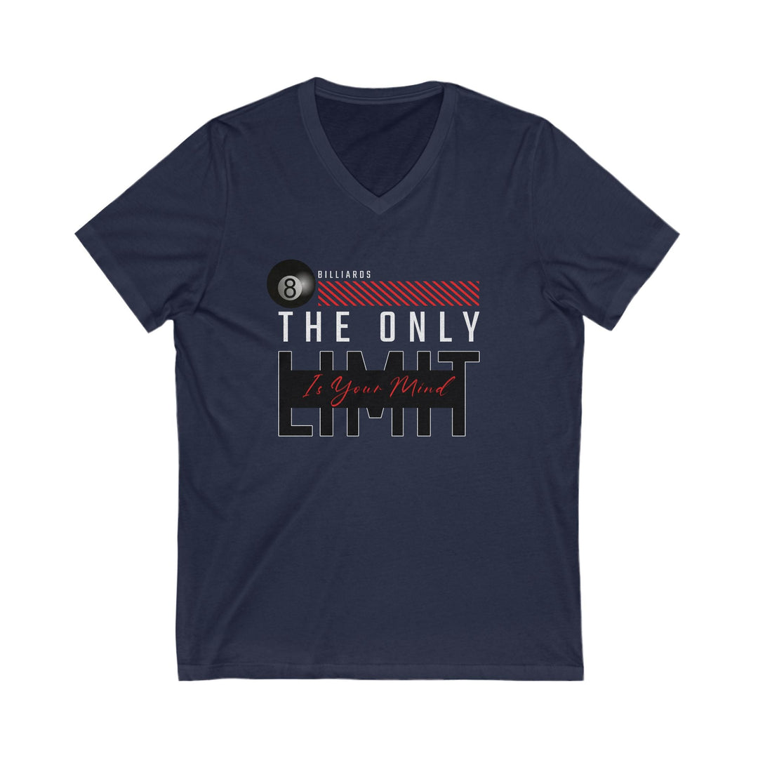 The Only Limit Is Your Mind - Unisex V - Neck Tee - BFLY BILLIARDS