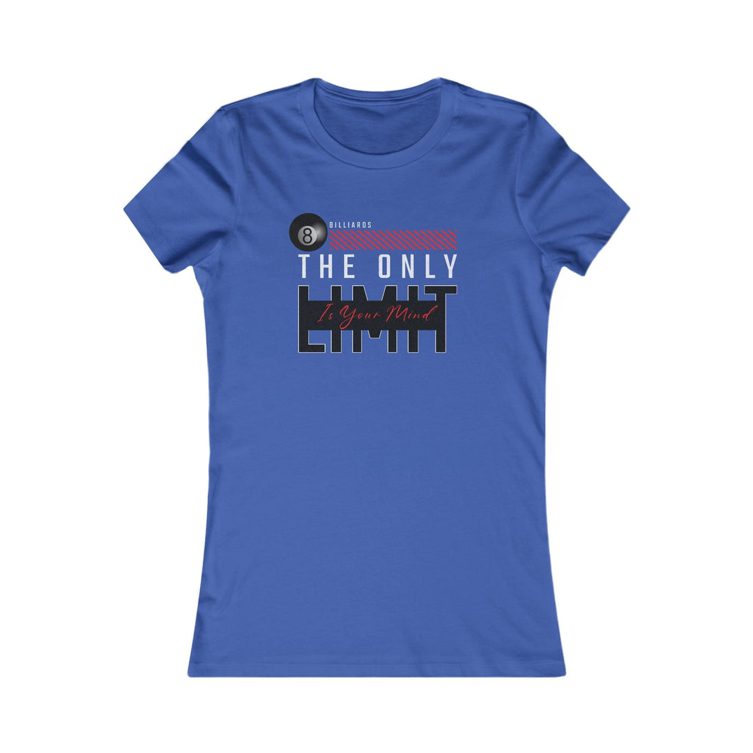 The Only Limit Is Your Mind - Women's Fitted Tee - BFLY BILLIARDS