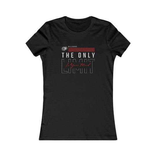 The Only Limit Is Your Mind - Women's Fitted Tee - BFLY BILLIARDS