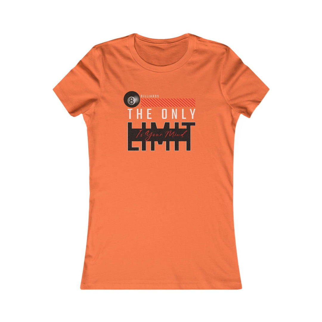 The Only Limit Is Your Mind - Women's Fitted Tee - BFLY BILLIARDS