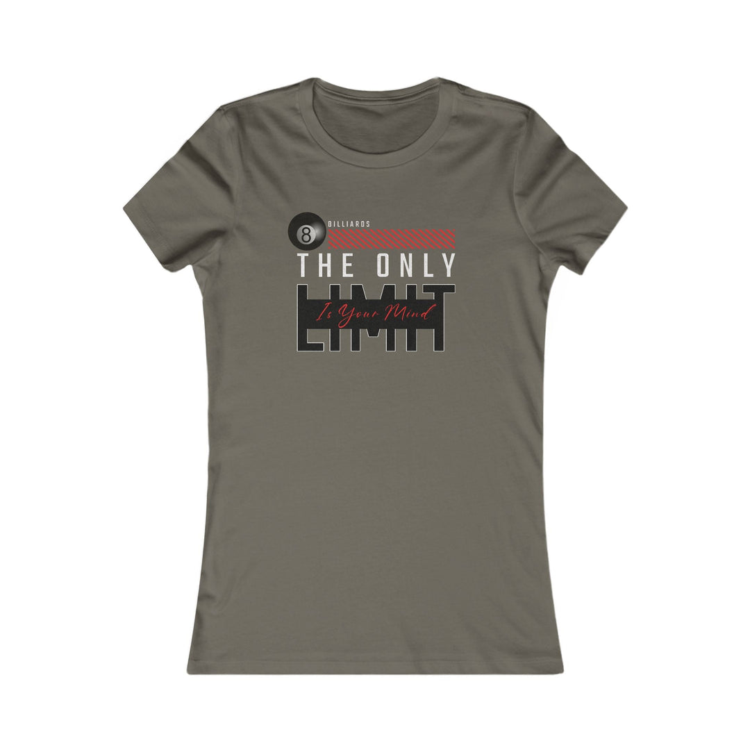 The Only Limit Is Your Mind - Women's Fitted Tee - BFLY BILLIARDS