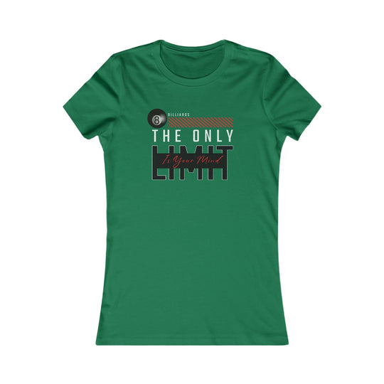 The Only Limit Is Your Mind - Women's Fitted Tee - BFLY BILLIARDS