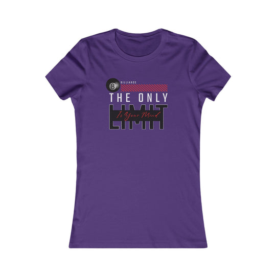 The Only Limit Is Your Mind - Women's Fitted Tee - BFLY BILLIARDS