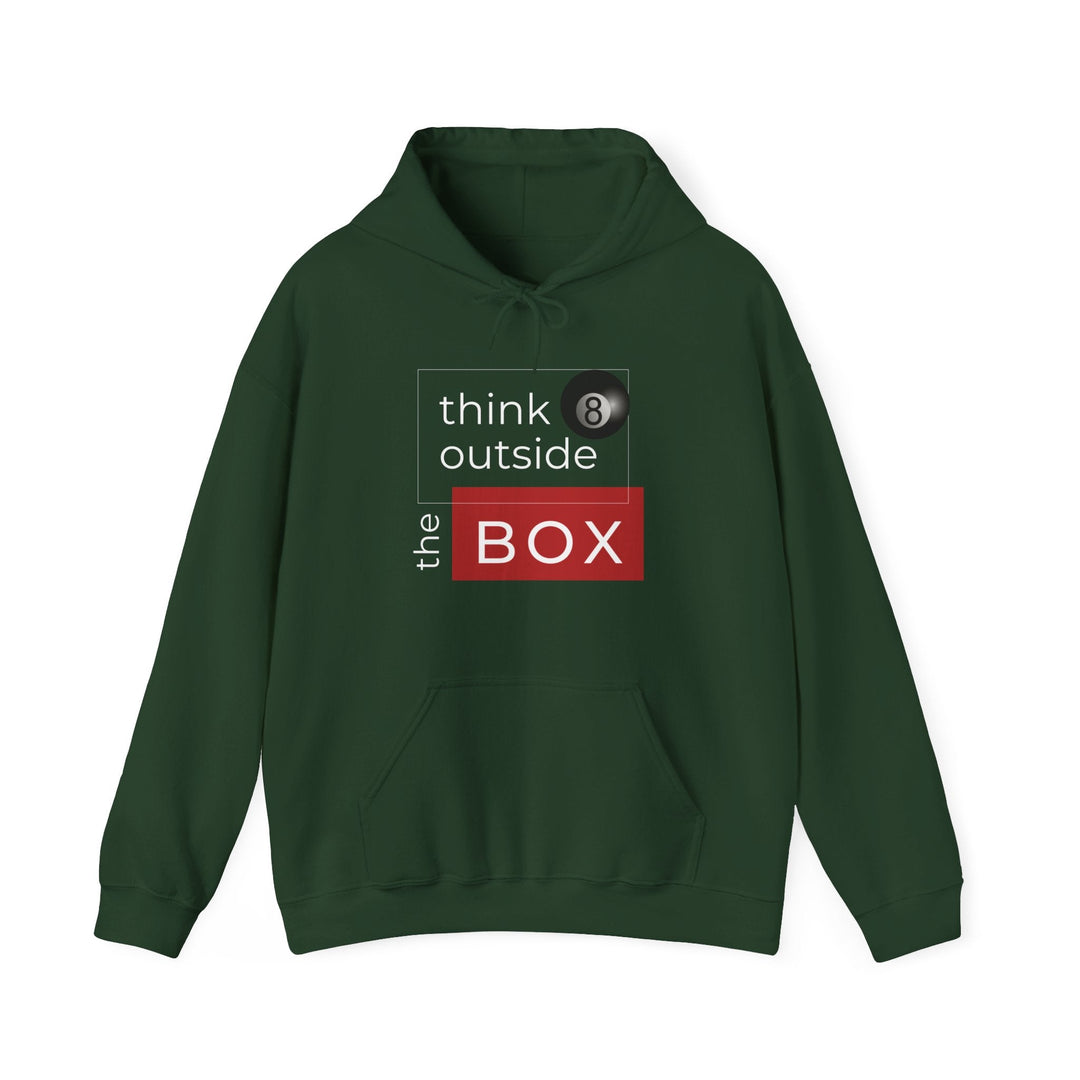 Think Outside the Box - 8 Ball - Unisex Pullover Hoodie - BFLY BILLIARDS