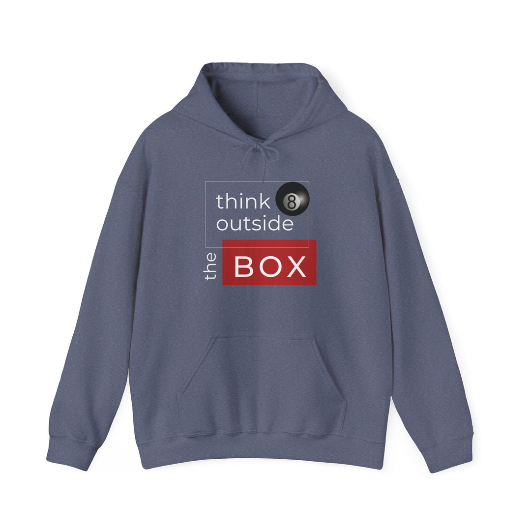 Think Outside the Box - 8 Ball - Unisex Pullover Hoodie - BFLY BILLIARDS