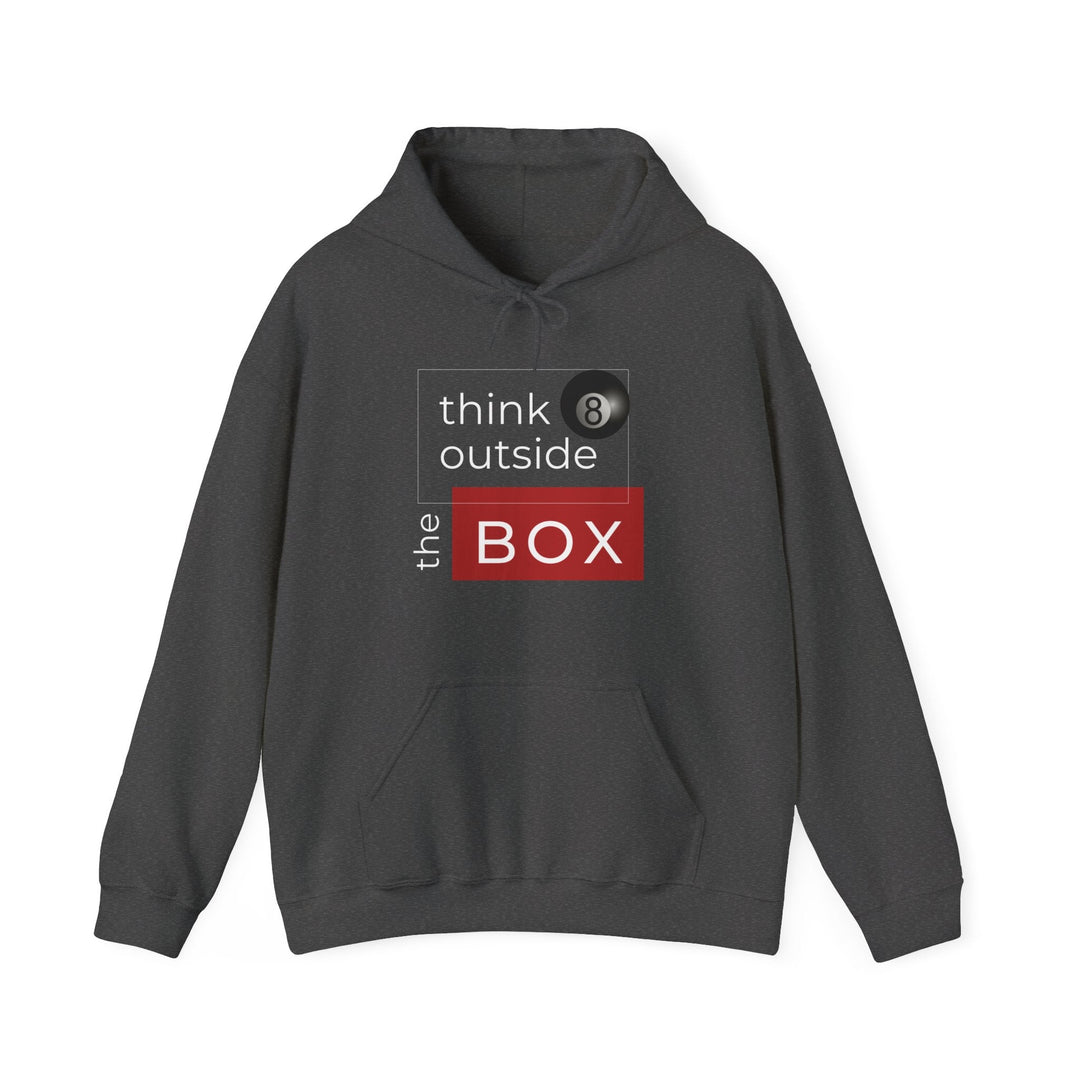 Think Outside the Box - 8 Ball - Unisex Pullover Hoodie - BFLY BILLIARDS