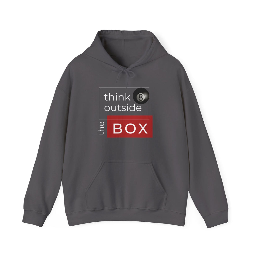 Think Outside the Box - 8 Ball - Unisex Pullover Hoodie - BFLY BILLIARDS