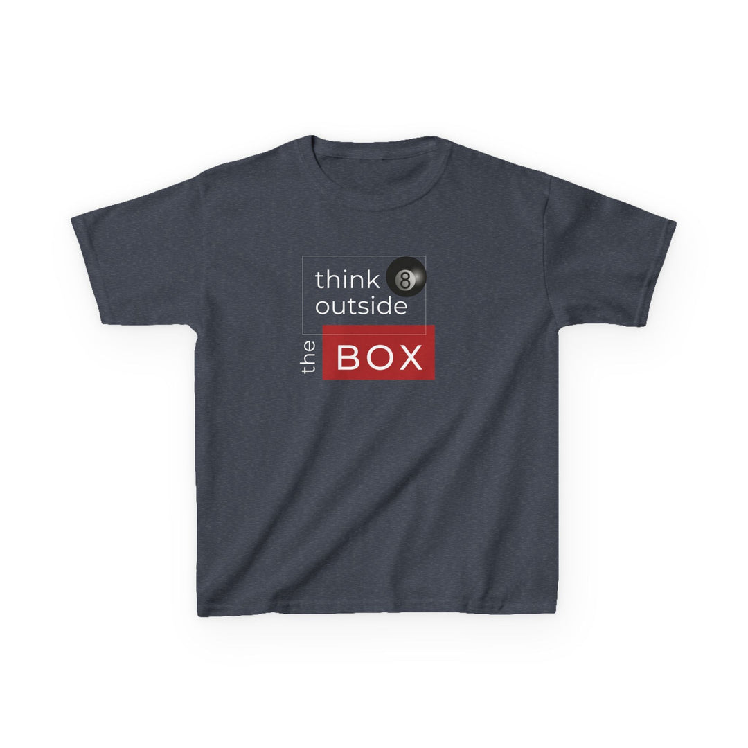 Think Outside the Box - 8 Ball - Youth Cotton Tee - BFLY BILLIARDS
