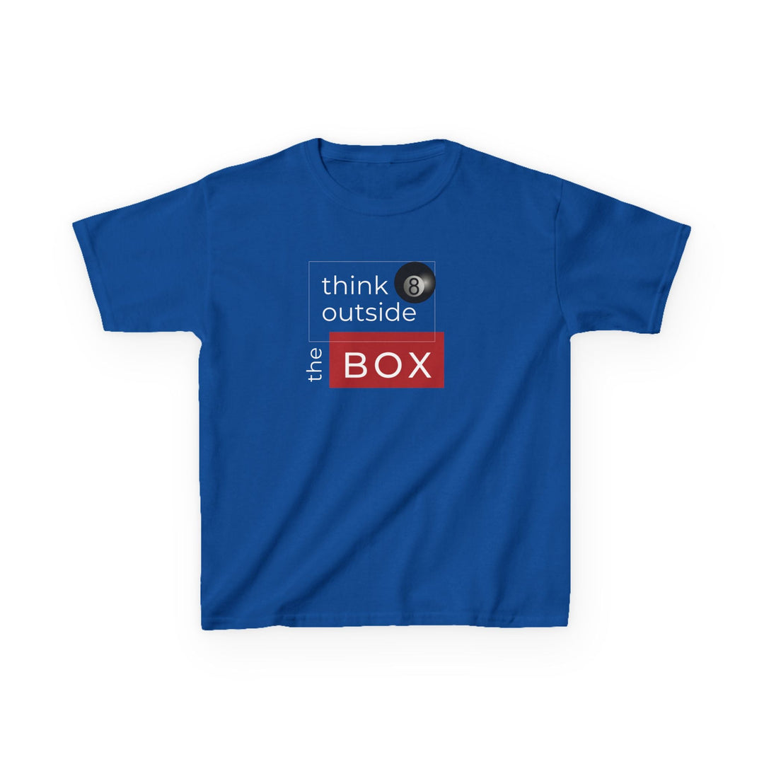 Think Outside the Box - 8 Ball - Youth Cotton Tee - BFLY BILLIARDS