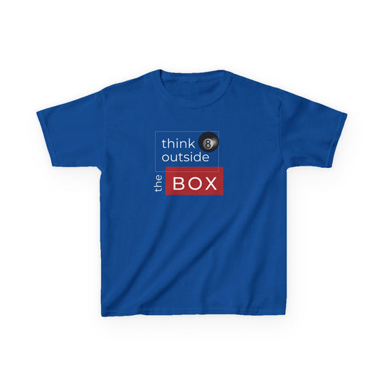 Think Outside the Box - 8 Ball - Youth Cotton Tee - BFLY BILLIARDS