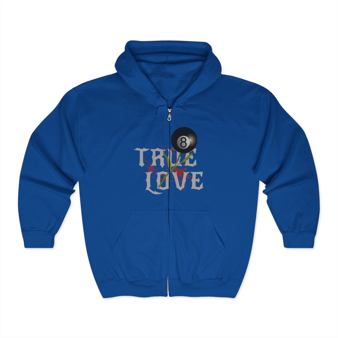 True Love - 8 Ball - Full Zip Hoodie - BFLY BILLIARDS
