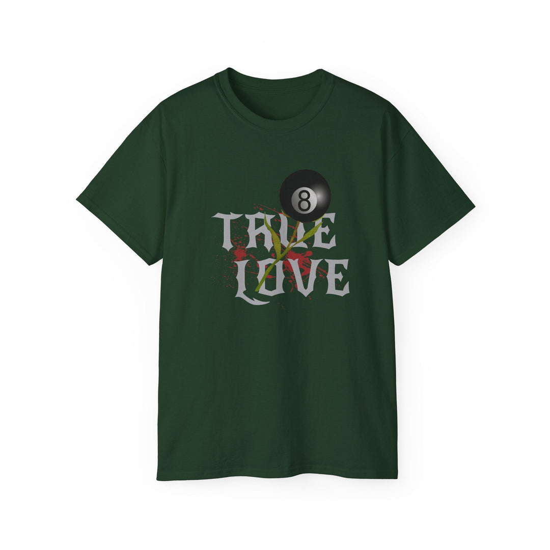 True Love - 8 Ball - Unisex Cotton T-Shirt - BFLY BILLIARDS