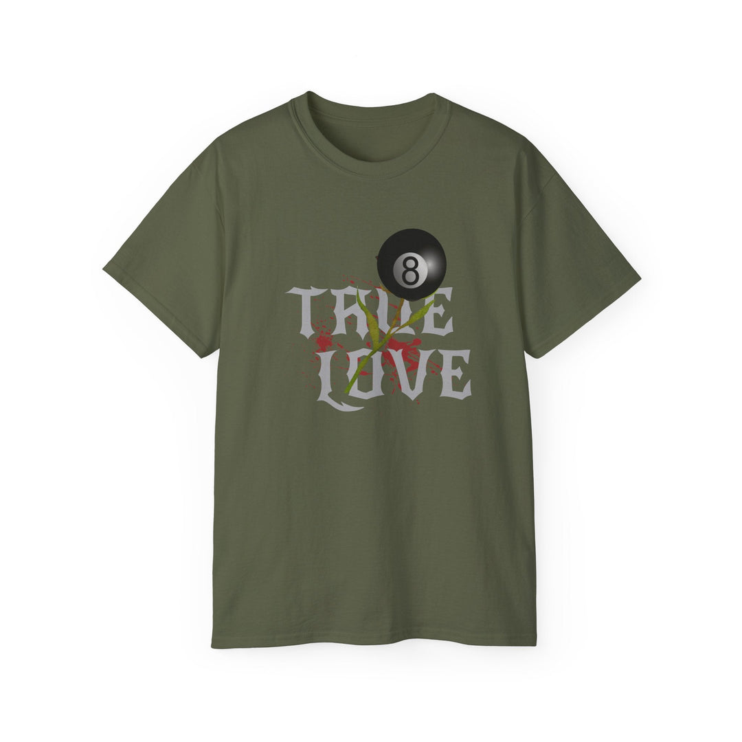 True Love - 8 Ball - Unisex Cotton T-Shirt - BFLY BILLIARDS