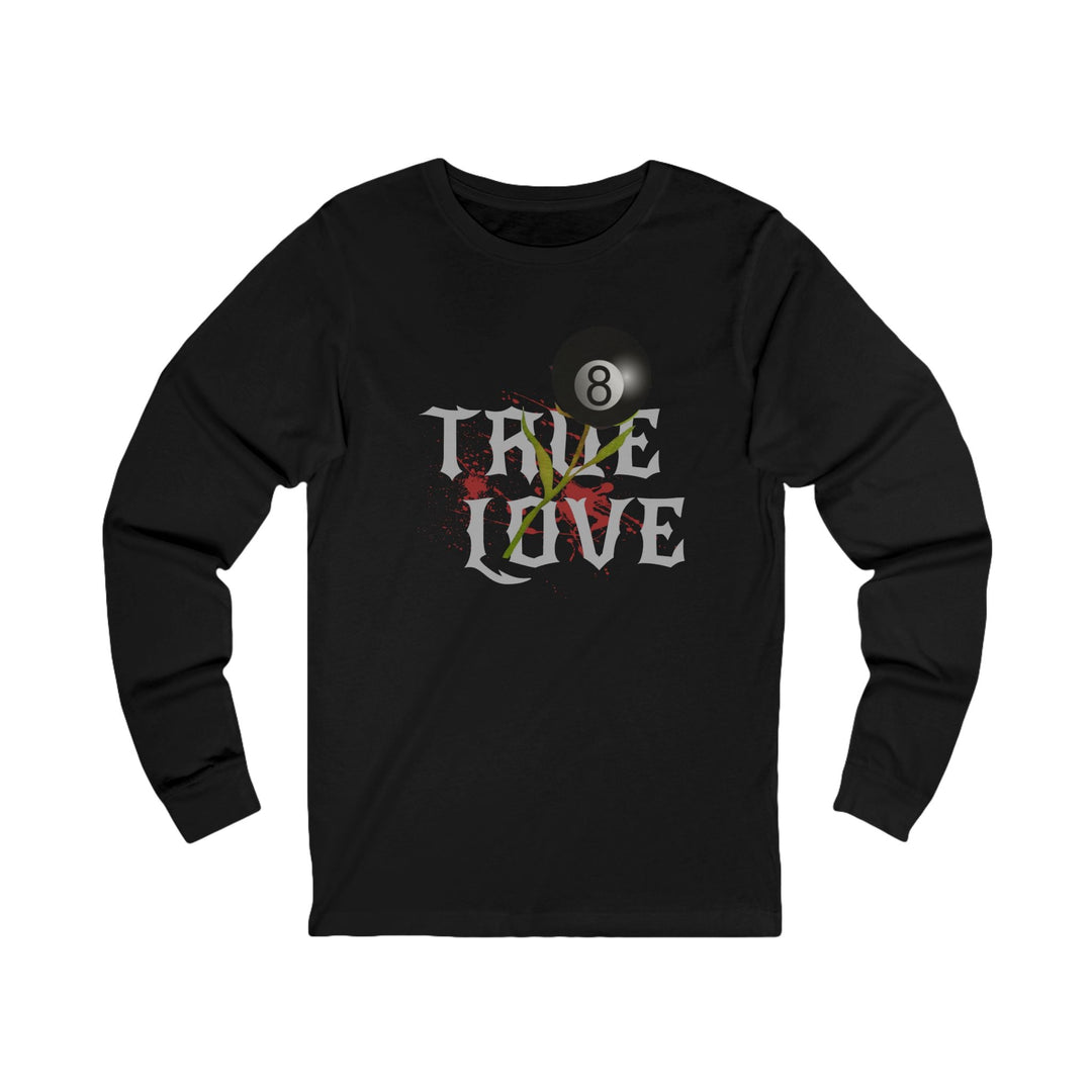 True Love - 8 Ball - Unisex Long Sleeve Tee - BFLY BILLIARDS