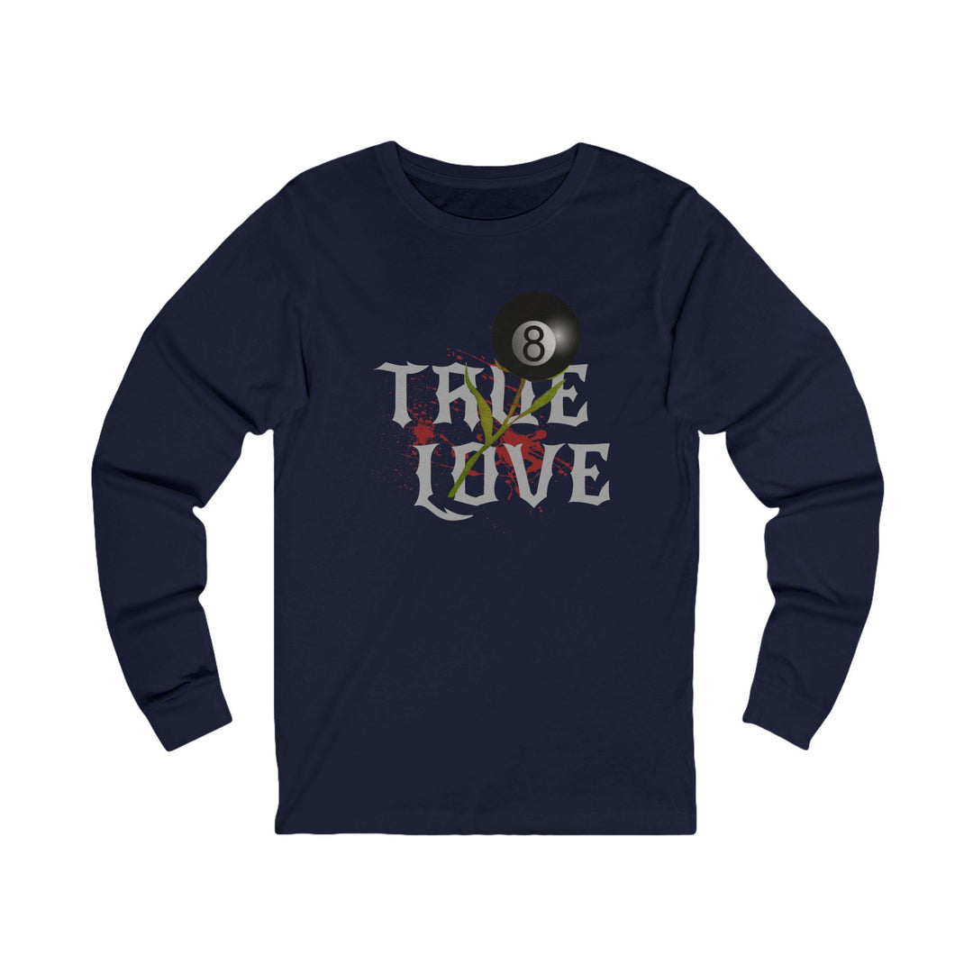 True Love - 8 Ball - Unisex Long Sleeve Tee - BFLY BILLIARDS