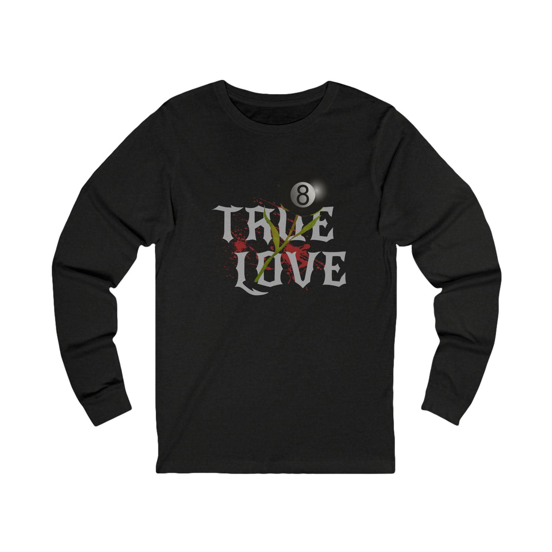 True Love - 8 Ball - Unisex Long Sleeve Tee - BFLY BILLIARDS
