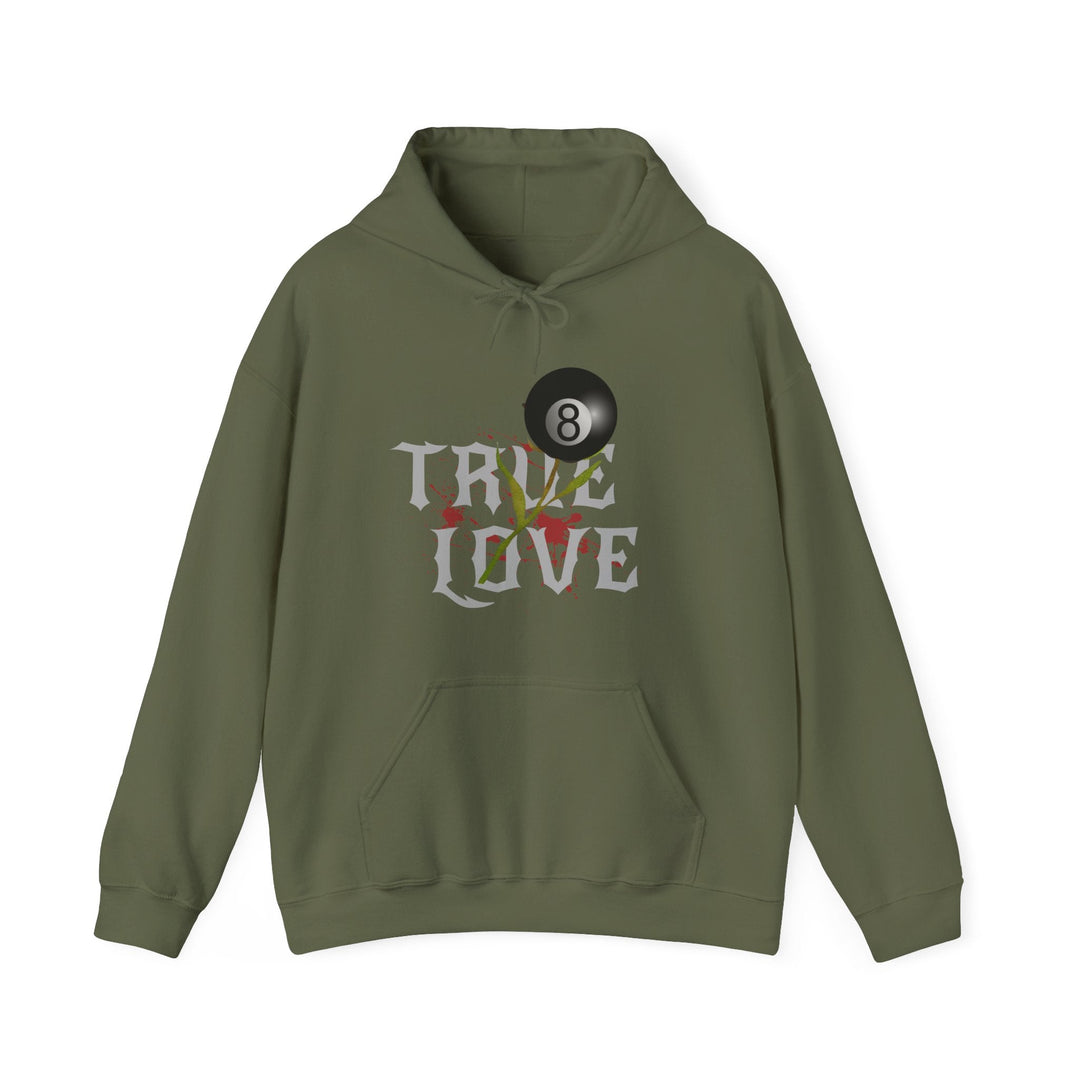 True Love - 8 Ball - Unisex Pullover Hoodie - BFLY BILLIARDS