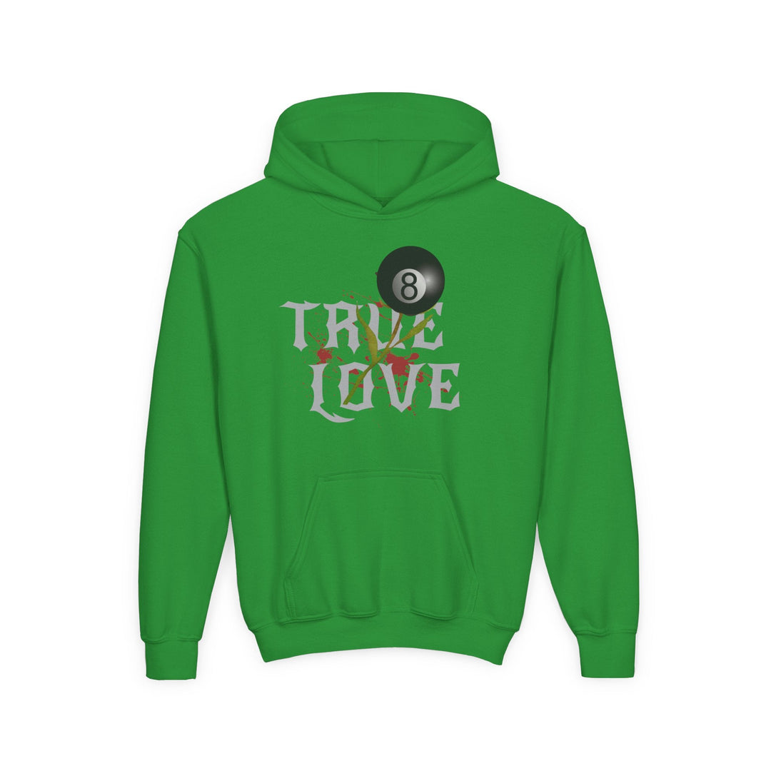 True Love - 8 Ball - Unisex Youth Pullover Hoodie - BFLY BILLIARDS