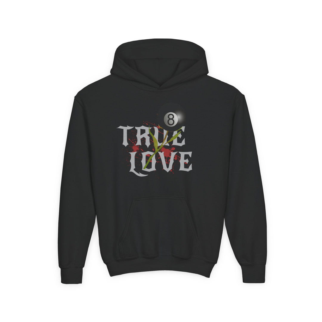 True Love - 8 Ball - Unisex Youth Pullover Hoodie - BFLY BILLIARDS