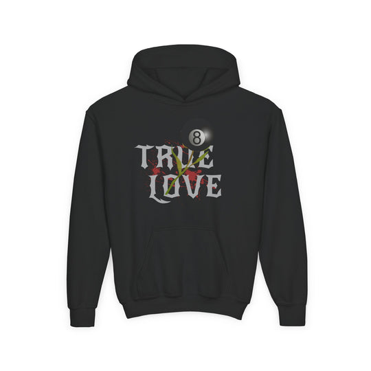 True Love - 8 Ball - Unisex Youth Pullover Hoodie - BFLY BILLIARDS