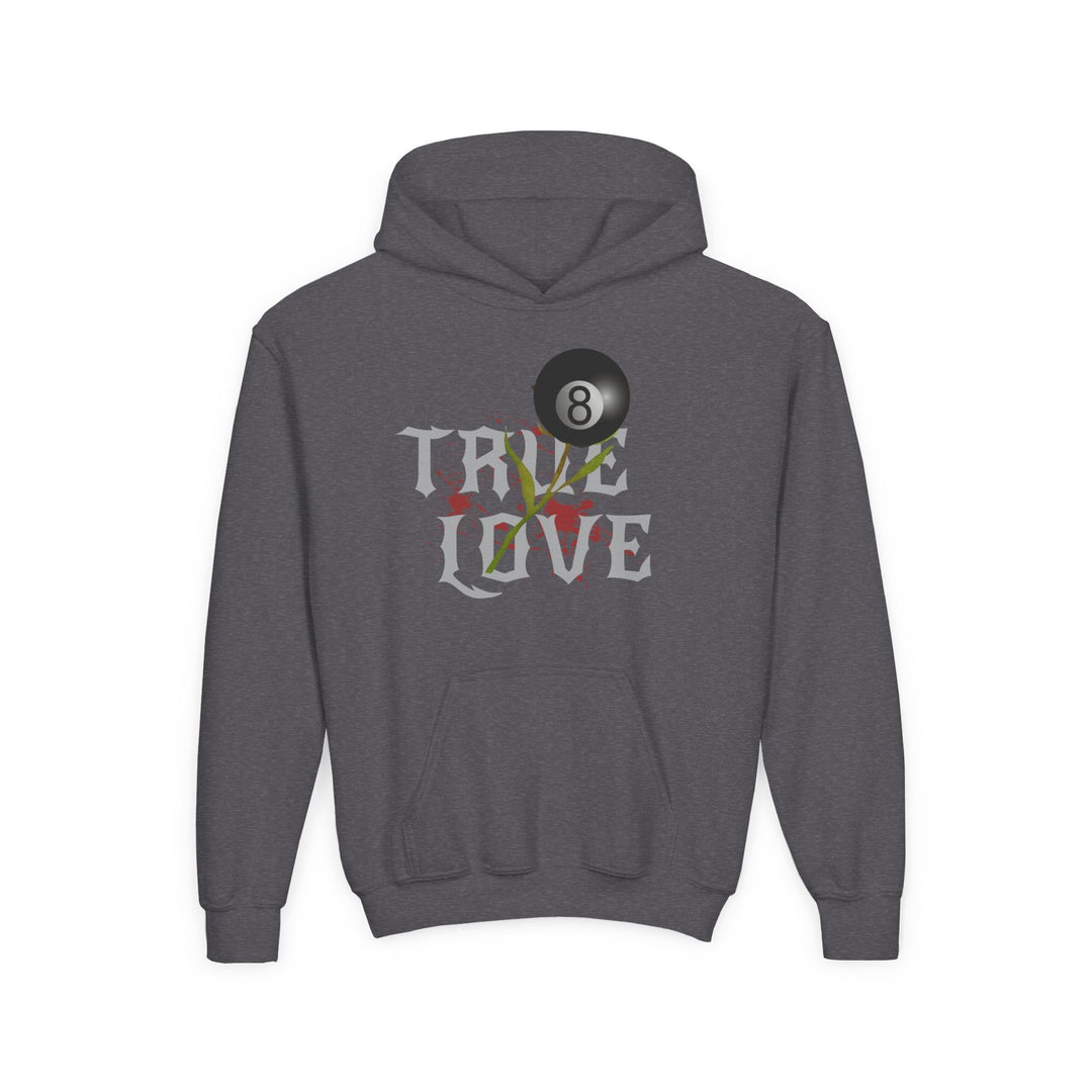 True Love - 8 Ball - Unisex Youth Pullover Hoodie - BFLY BILLIARDS