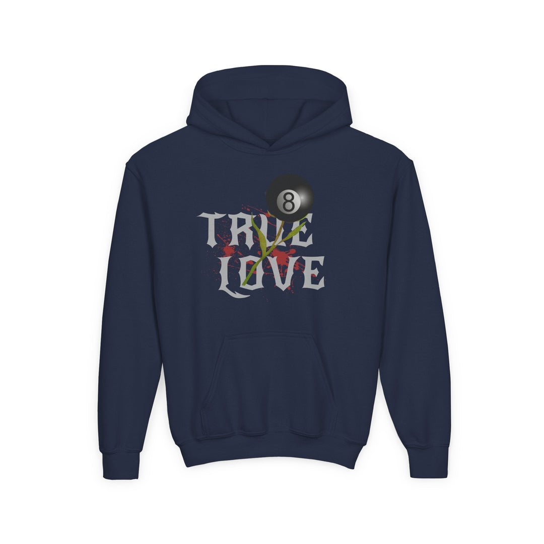 True Love - 8 Ball - Unisex Youth Pullover Hoodie - BFLY BILLIARDS