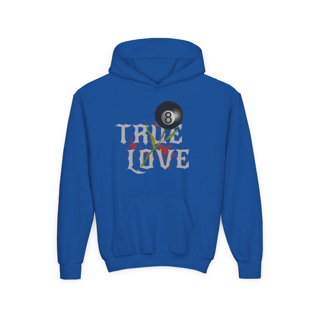 True Love - 8 Ball - Unisex Youth Pullover Hoodie - BFLY BILLIARDS