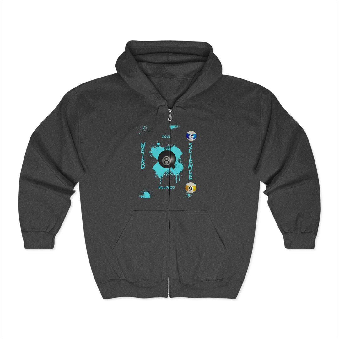 Weird Science - Pool - Billiards - Full Zip Hoodie - BFLY BILLIARDS