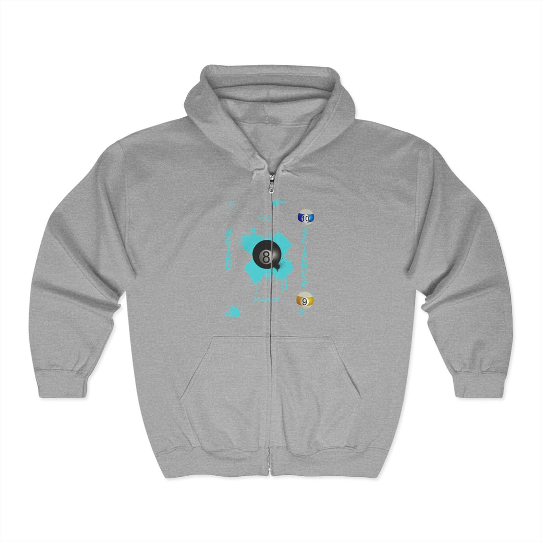 Weird Science - Pool - Billiards - Full Zip Hoodie - BFLY BILLIARDS