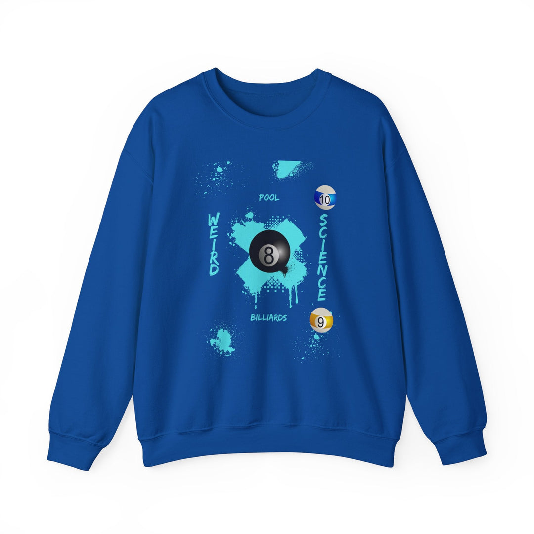 Weird Science - Pool - Billiards - Unisex Crewneck Sweatshirt - BFLY BILLIARDS