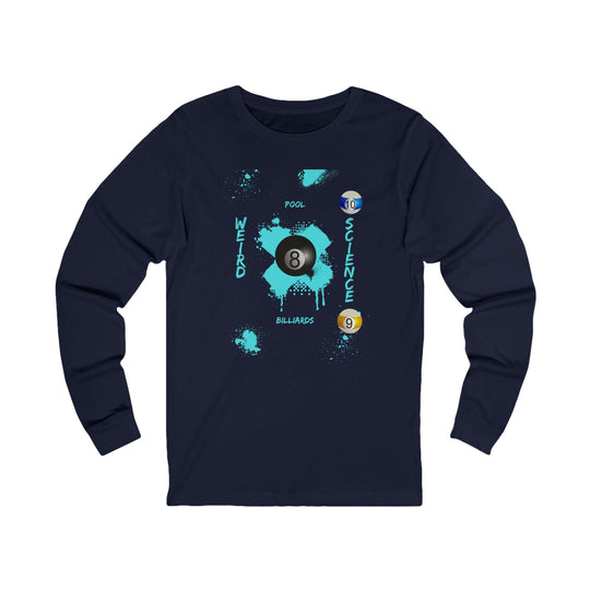 Weird Science - Pool - Billiards - Unisex Long Sleeve Tee - BFLY BILLIARDS