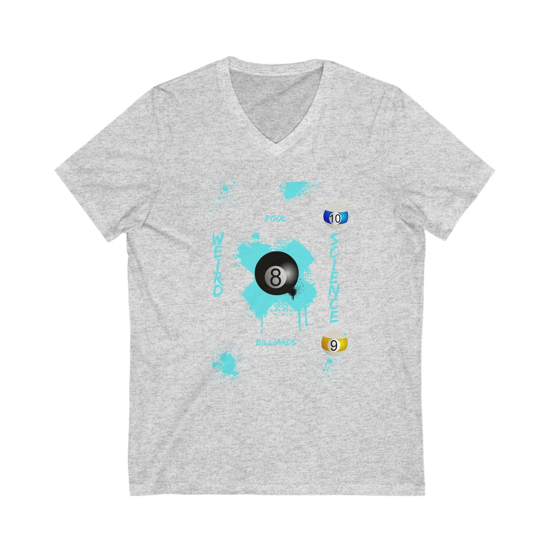 Weird Science - Pool - Billiards - Unisex V - Neck Tee - BFLY BILLIARDS