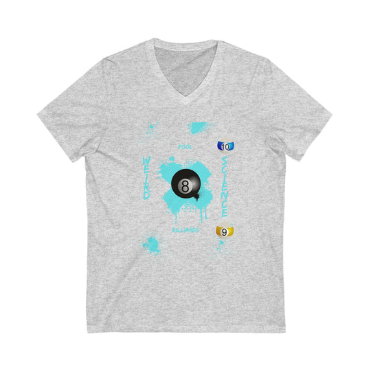 Weird Science - Pool - Billiards - Unisex V - Neck Tee - BFLY BILLIARDS