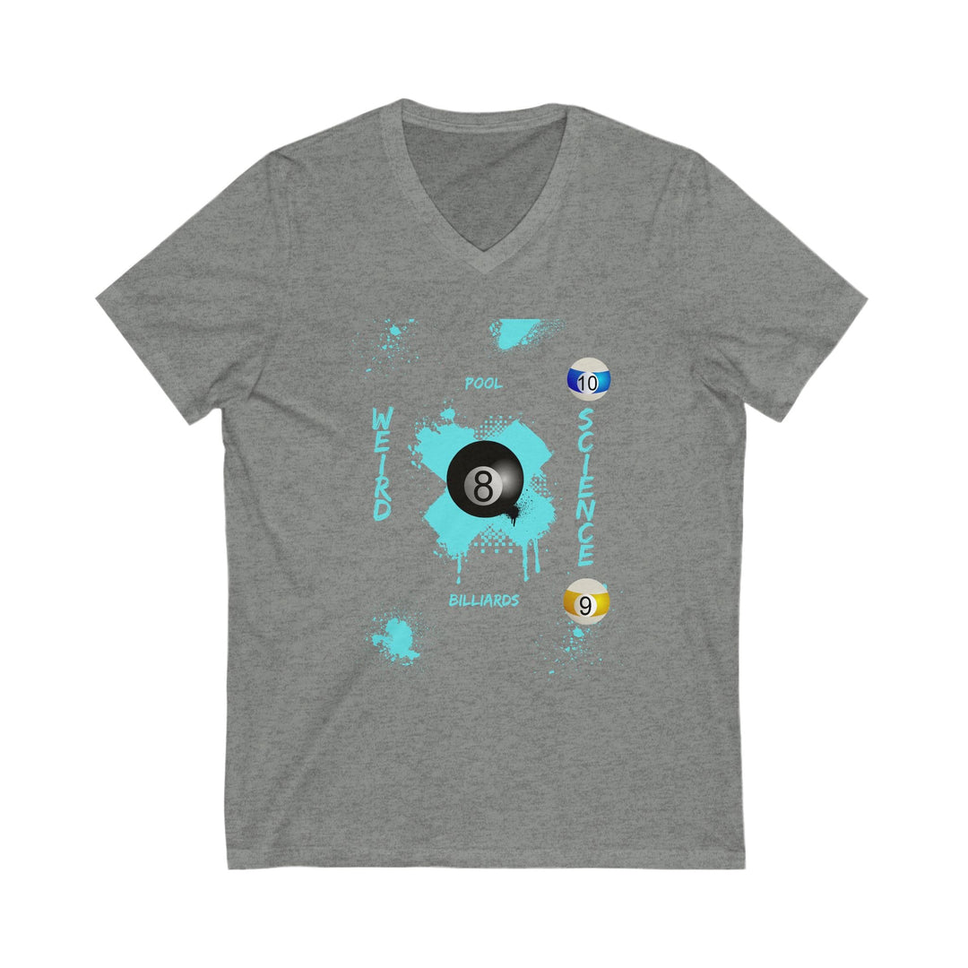 Weird Science - Pool - Billiards - Unisex V - Neck Tee - BFLY BILLIARDS