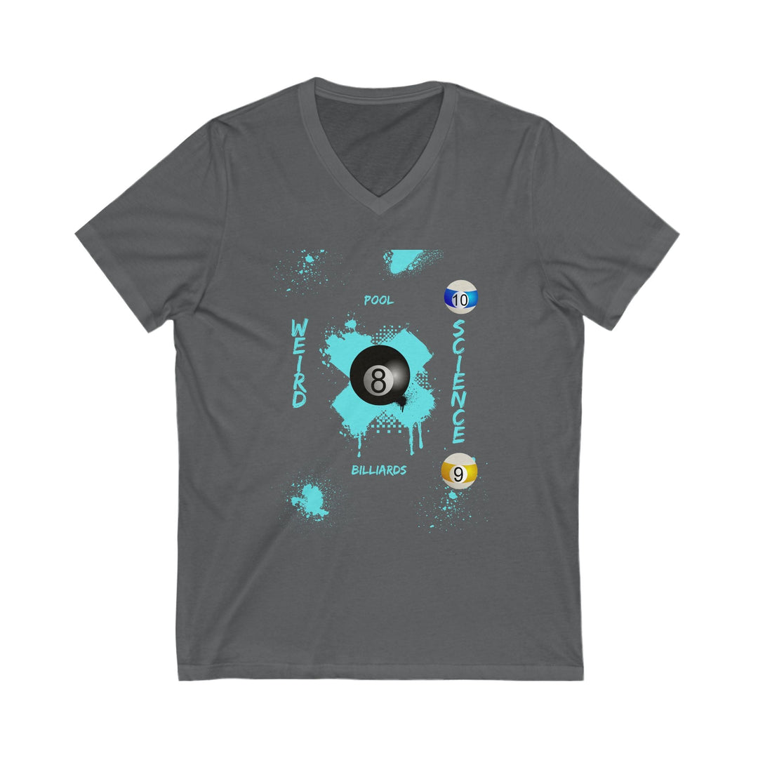 Weird Science - Pool - Billiards - Unisex V - Neck Tee - BFLY BILLIARDS