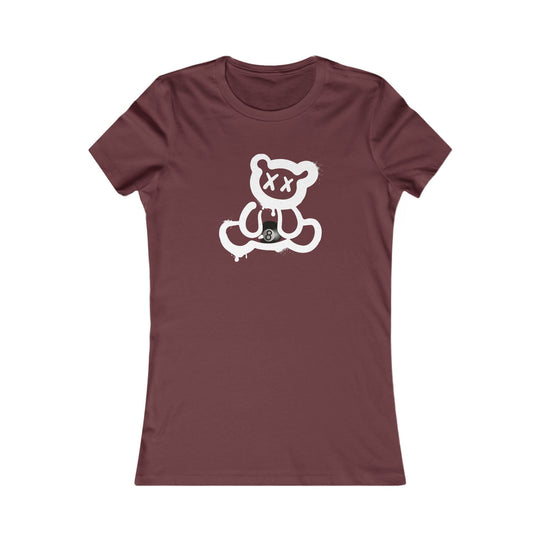 X - Ball Beast - 8 Ball - Women's Fitted Tee - BFLY BILLIARDS