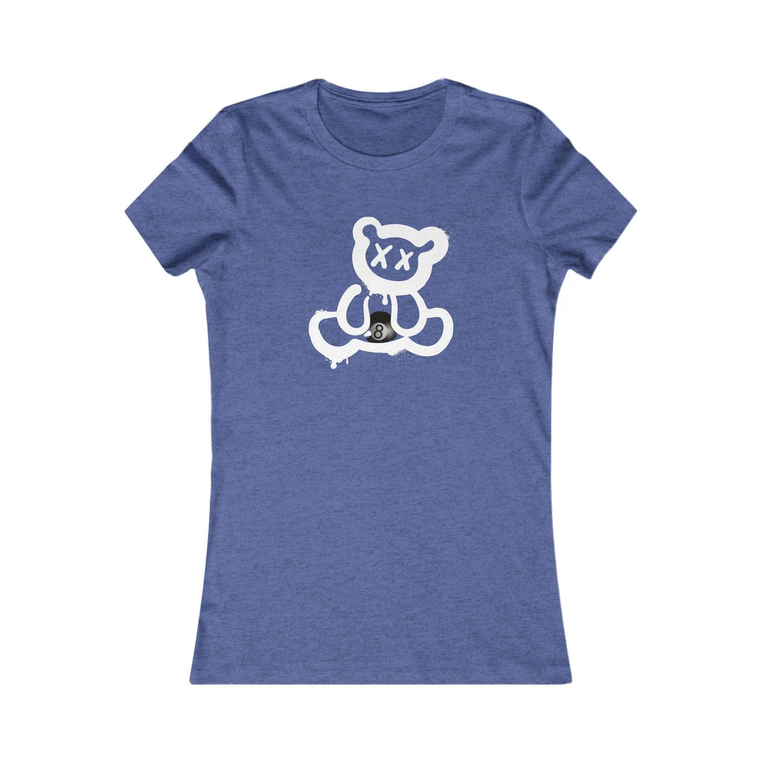 X - Ball Beast - 8 Ball - Women's Fitted Tee - BFLY BILLIARDS